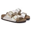 Birkenstock Arizona Big Buckle BirkoFlor - Graceful Pearl White
